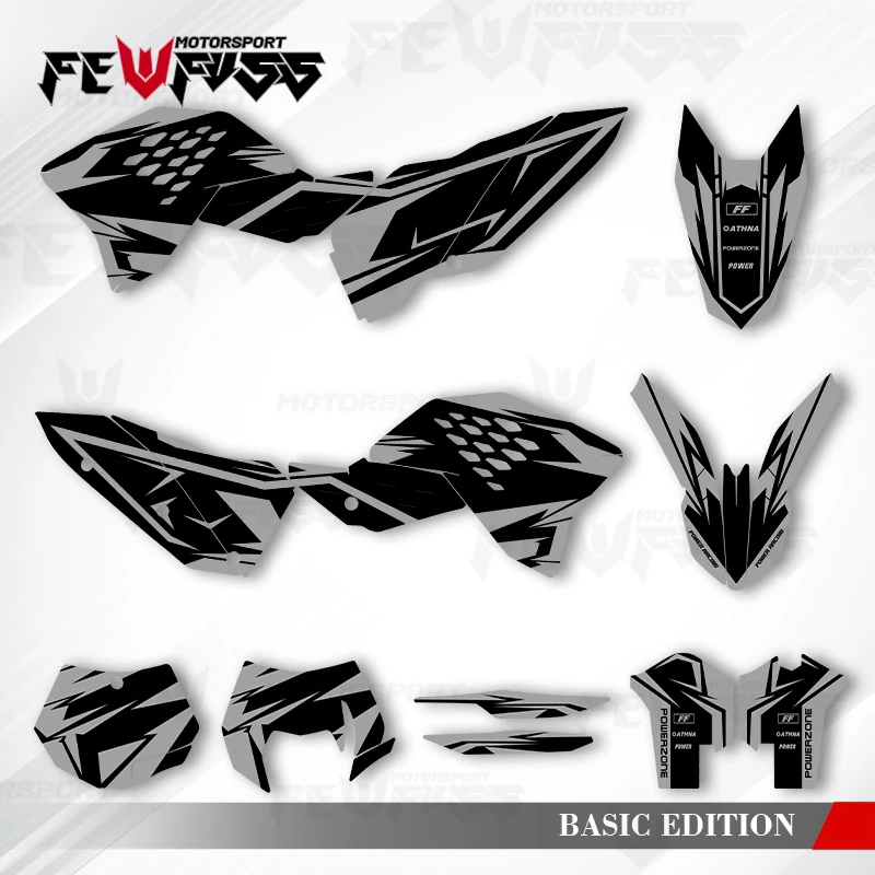 

Fewfuss Graphics Decals Stickers Motorcycle Background Custom For KTM SX SXF 2007 2008 2009 2010 EXC XCW 2008 2009-2011 007