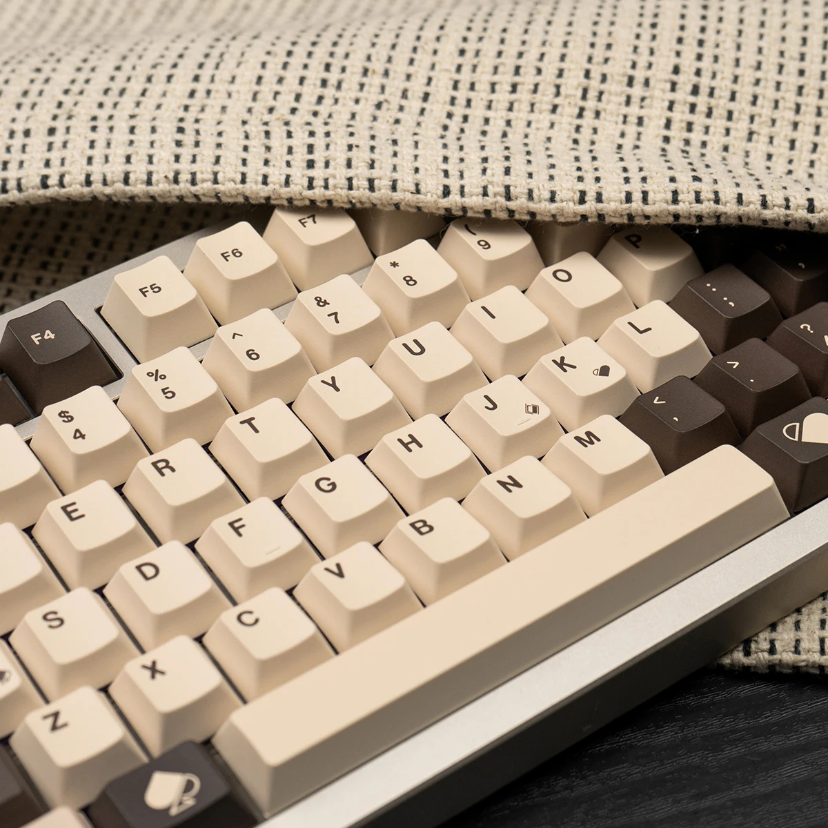

Poker keycaps personalized retro full set PBT five-sided hot sublimation original high magnetic axis wireless mechanical keyboar