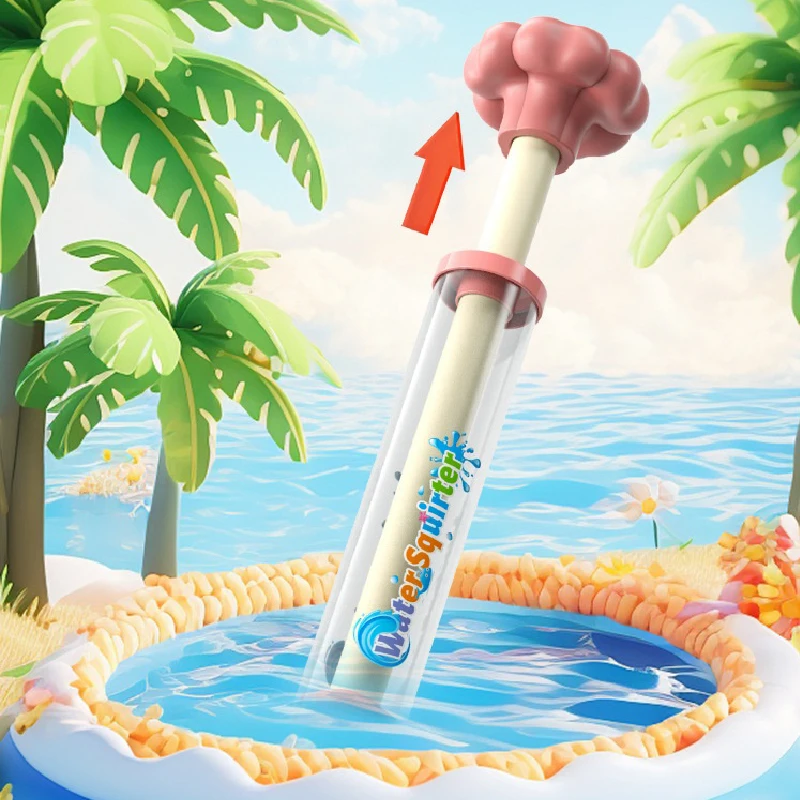 Feuerwerk Spray Wasser Pull-Back Wasserpistole Outdoor Spritzspiele für Pool Rasenaktivitäten Kinder Sommer Interaktives Wassersprühspielzeug