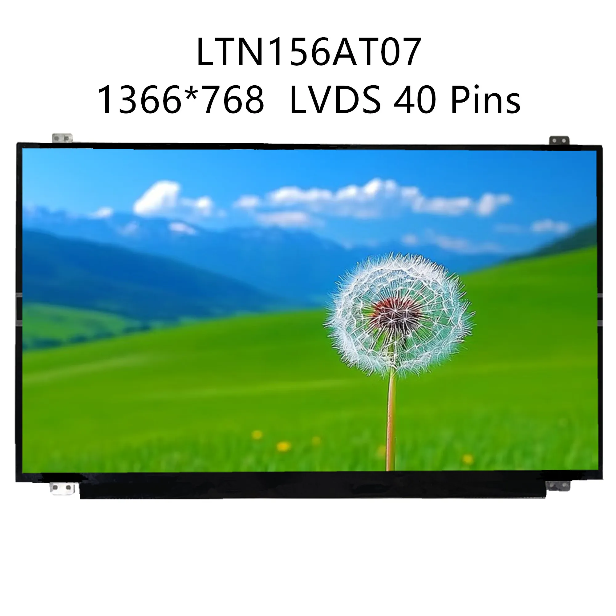 15.6'' LCD Screen LTN156AT07 LP156WHB-TLB1 TLT1 TLS1 TLE1 LP156WH3-TLS1 LTN156AT20 LTN156AT29 B156XW04 V.5 40 Pins