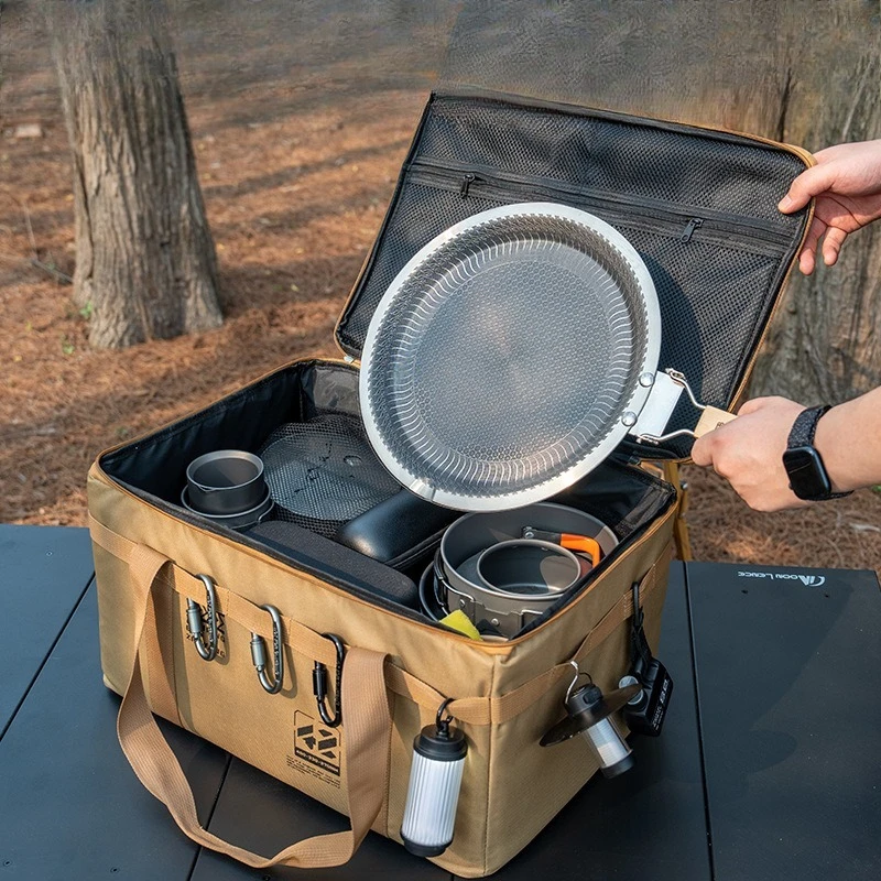 

Outdoor Storage Bag Cover, Pot Cooker, Anti-collision Gas Tank, Camping Picnic Bag