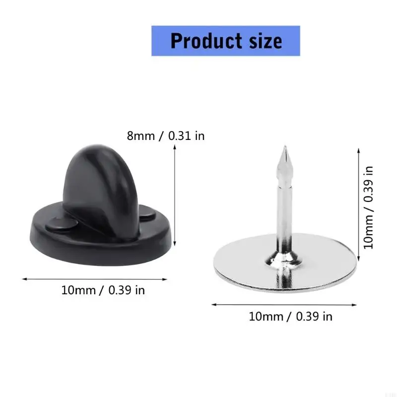 R3MC 50PCS دبابيس قبعة المطاط لخياطة ملحقات صياغة متينة محمولة #6