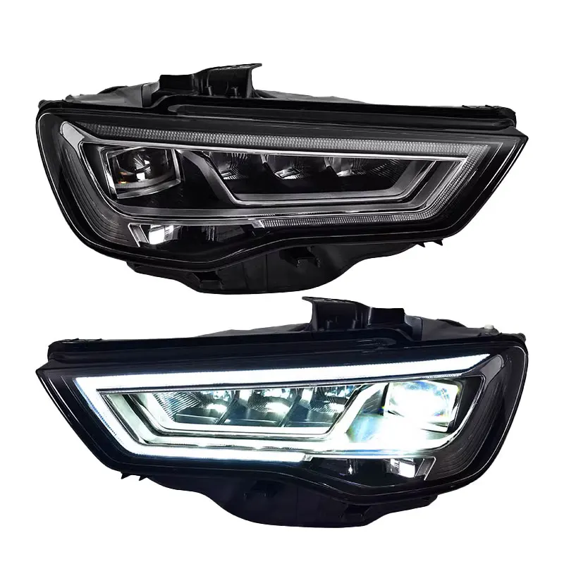 

For Audi A3 Headlight Assembly, Shiyu 14-16 Model, A3 LED Headlight Modification, Old To New S3/RS3 Daytime Running Lights