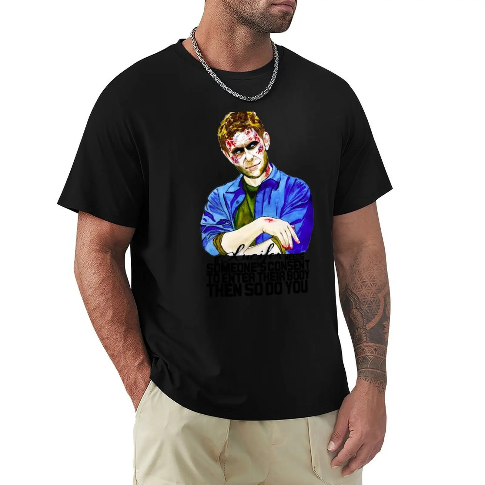 If Lucifer Needs Consent.. T-Shirt customs design your own oversized mens champion t shirts