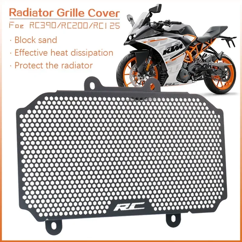 

For KTM RC390 RC200 RC125 RC 390/200/125 2014-2021 Motorcycle Accessory Radiator Guard Grille Cover Protector Protective Grill