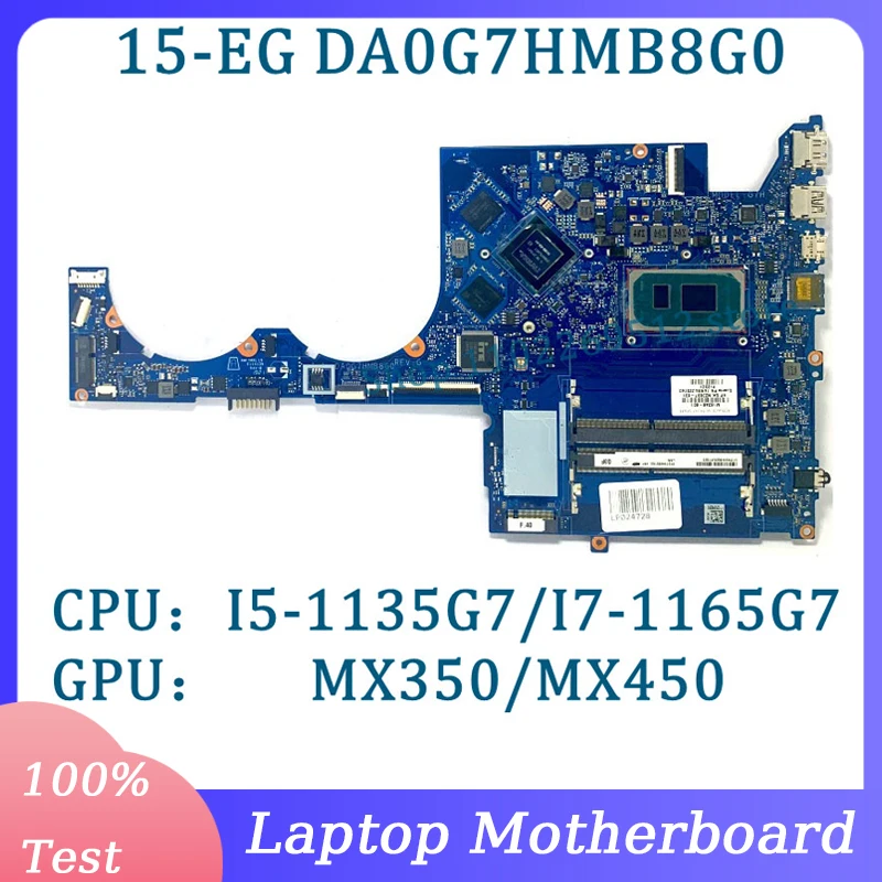 M16344-601 M16346-601 Mainboard DA0G7HMB8G0 For HP 15-EG Laptop Motherboard With I5-1135G7/I7-1165G7 CPU MX350/MX450 100% Tested