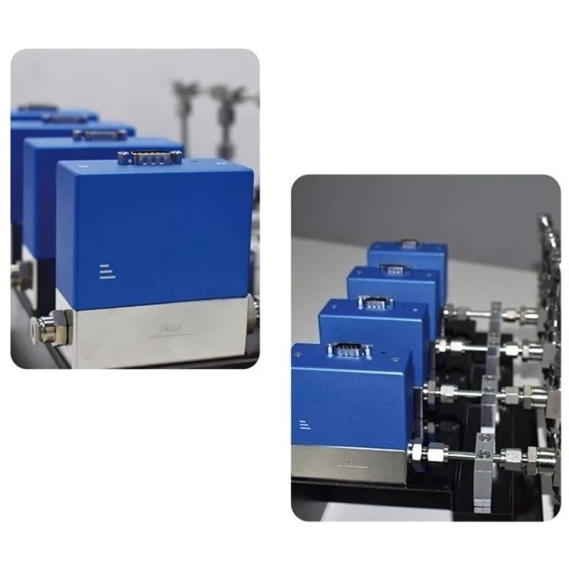 Gas Mass Flow Meter Controller High Precision Air Intelligent Thermal Gas Flow Meter Semiconductor