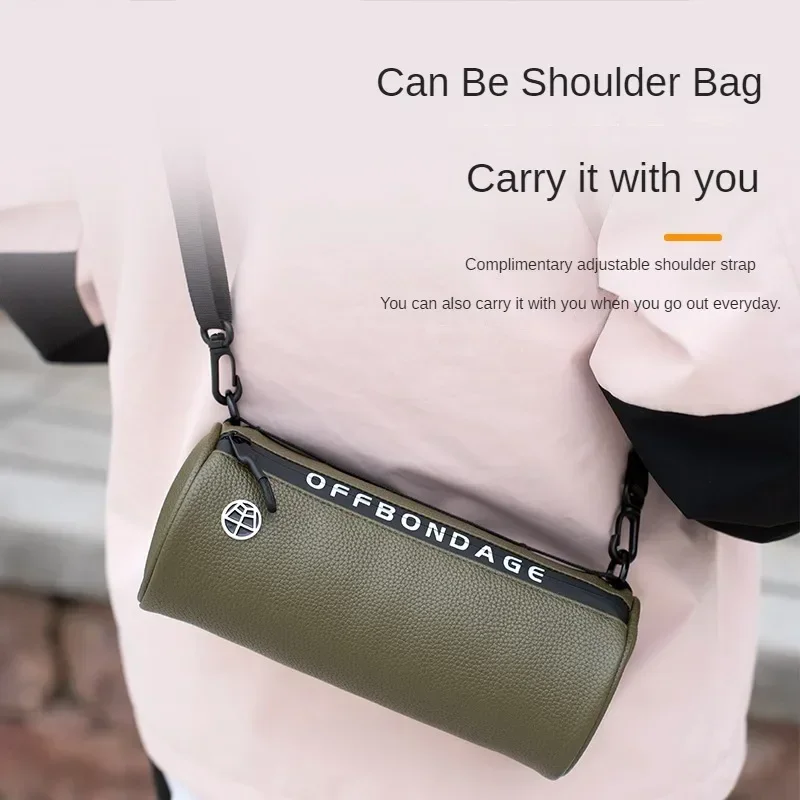 OFFBONDAGE Bicycle Front Tube Bag Waterproof Large Capacity Handlebar Bag Portable Multifunctional Shoulder Bag Bike Bag