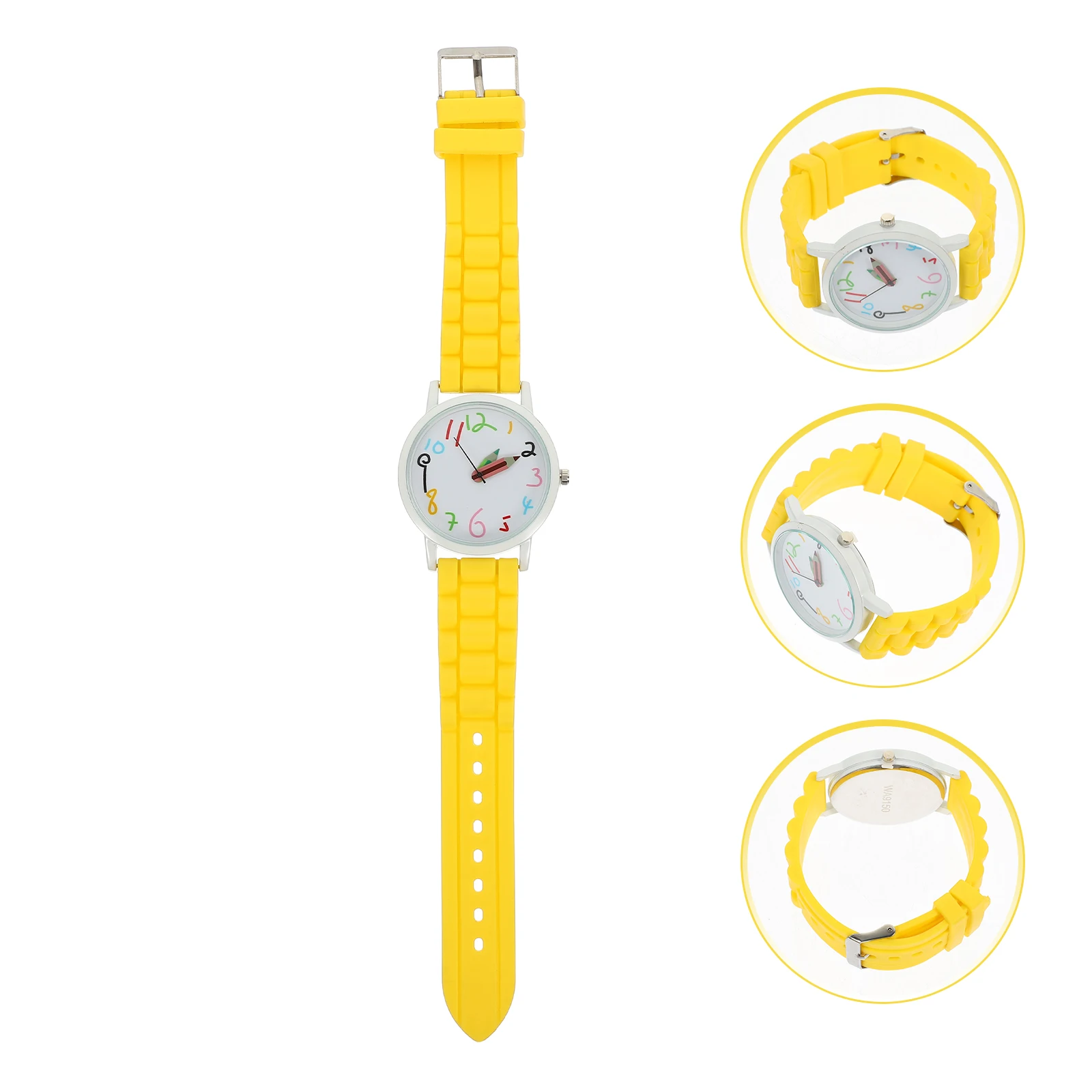 

Stylish Adjustable Wrist Watch For Kids Clear Dial Lightweight Comfortable Strap Students Decorative Gift Wristwatch