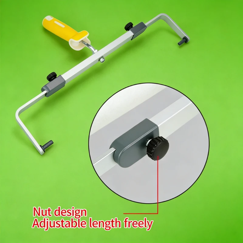 For Wall Decorative 18inch 46cm Paint Roller Brush Short-Middle-Long Plush 9MM Painting Handle Tool Support Painting Handle Tool