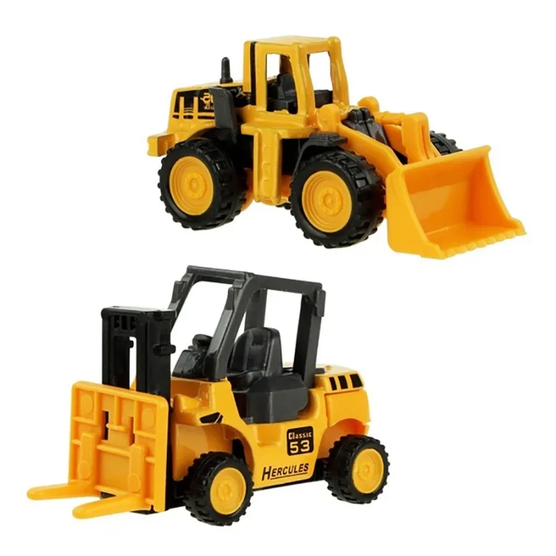 8 Styles Baby Engineering Cars Toy Boys Girls Imitation Inertial Engineering Car Children Toy Alloy Excavator Gift 2023 New Toy