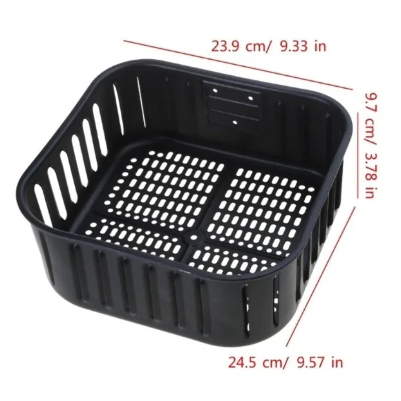 Air Fryer Accessories Double Blue, Blue, Cold Rolled Plate + Non-stick Coating, with Screwdriver and Screws