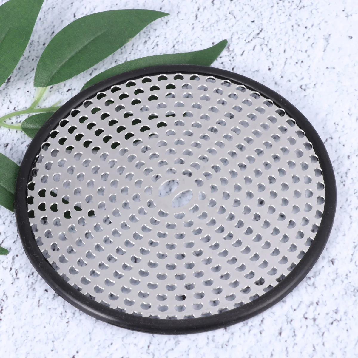 

Floor Drain Piece Stainless Steel Filter Net Piece Round Floor Drain Cover Piece for Home (1pcs Cover Piece, 1pcs Silicone Ring)