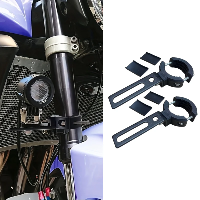 

Motorcycle Headlight Bracket Front Fork Light Bracket For 45mm To 100mm Work Light Handle Universal Bracket For Trucks Boats