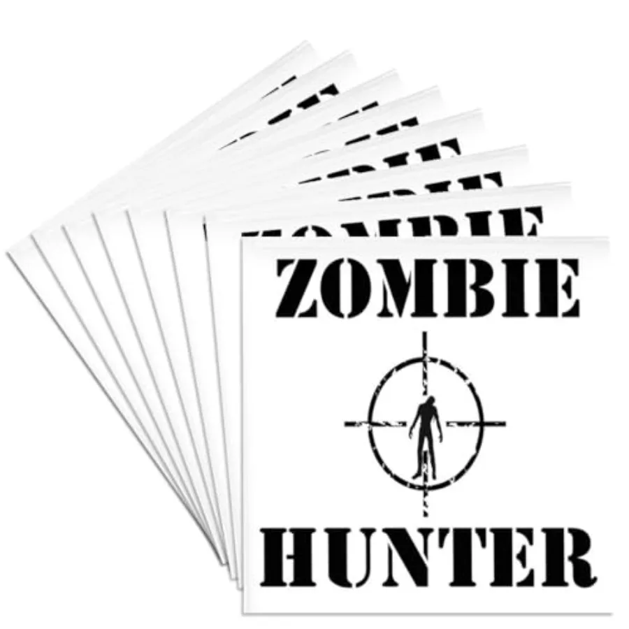 

CST_161176_4 Набор керамических подставок под кружки Zombie Hunter, 8 шт.