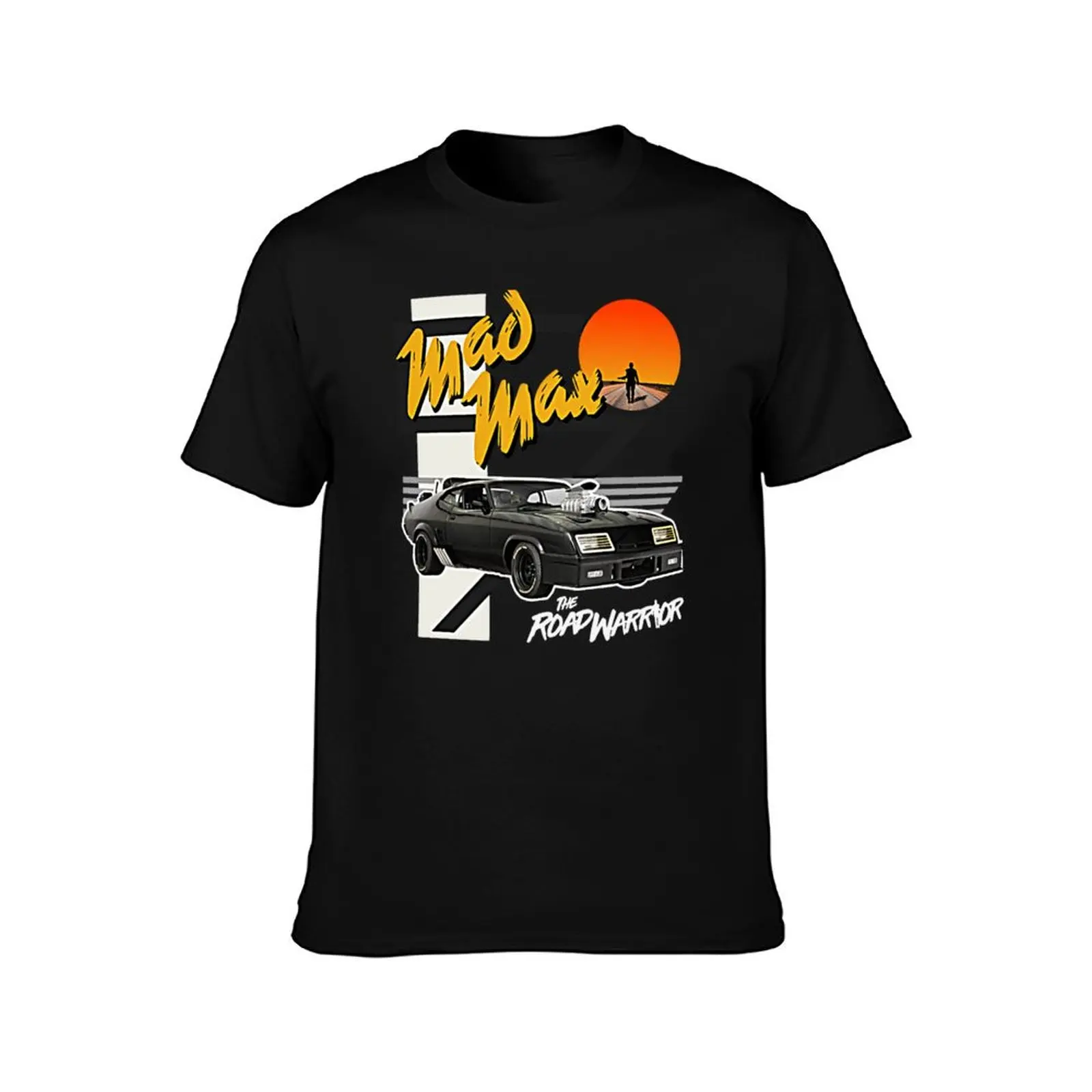 Mad Max The Road Warrior V8 Interceptor T-Shirt mens graphic t shirts T-Shirt