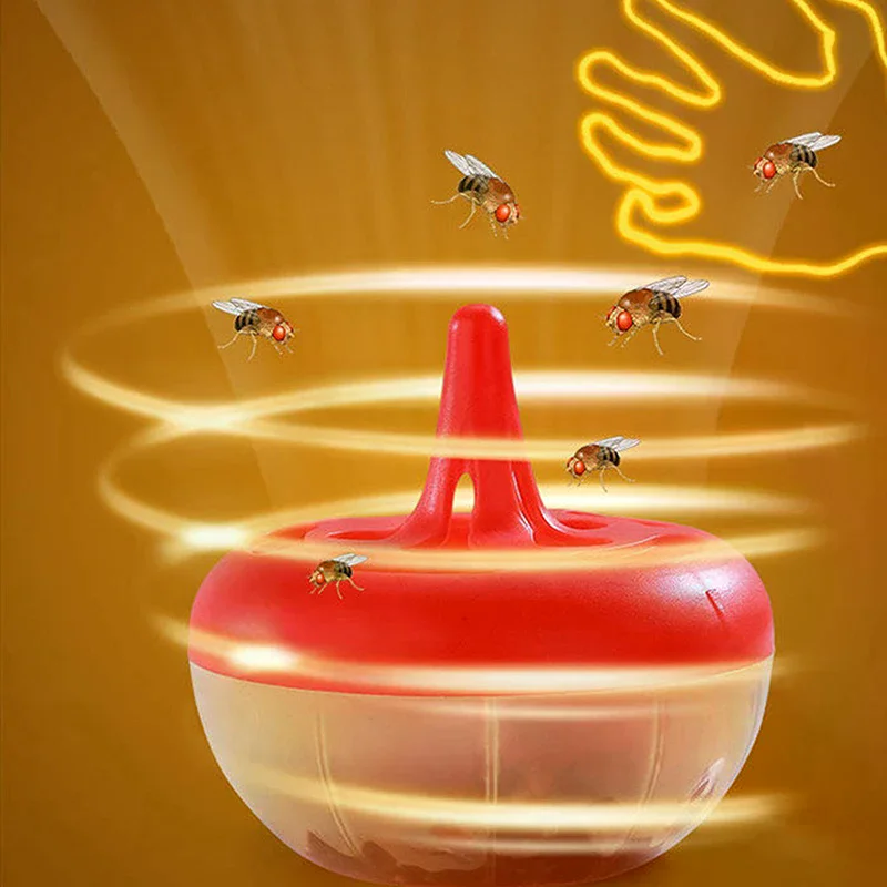 Kitchen Grade, Non-Poisonous Bug Trapper for Attracting and Capturing Fruit Flies