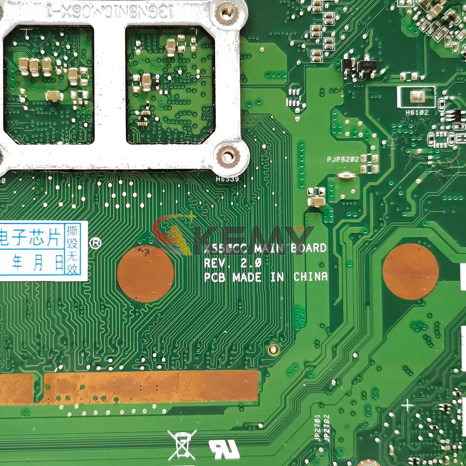 Placa base para ordenador portátil X550CC para ASUS VivoBook X552 X550C Y581C X550VB R513C X550CL X550CC A550V X550VC con CPU I3 I5 I7
