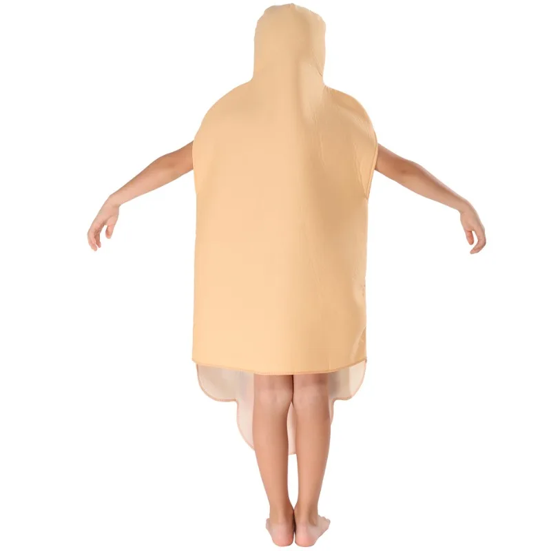 Hot Dog Costumes for Adult Kids Funny 3D Print Halloween Food Sausage Men Women Boys Unisex One-Piece Costume Carnival Jumpsuit