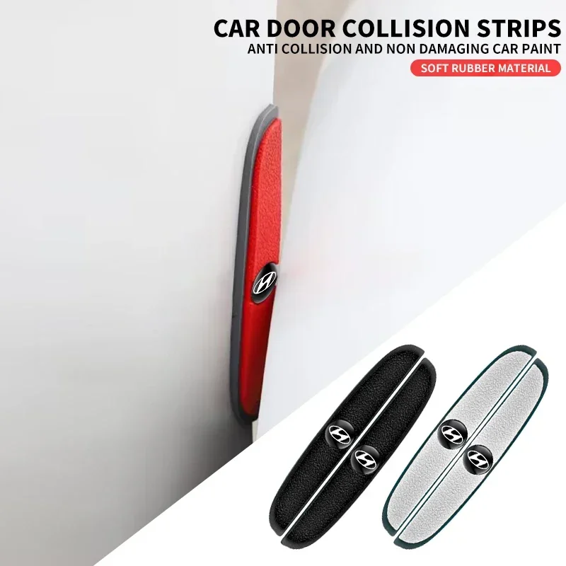 

4шт дверной бампер резиновые наклейки против столкновений ﻿ Для Hyundai I10 I20 I30 I40 IX20 IX35 Tucson Solaris Accent Azera Elantra