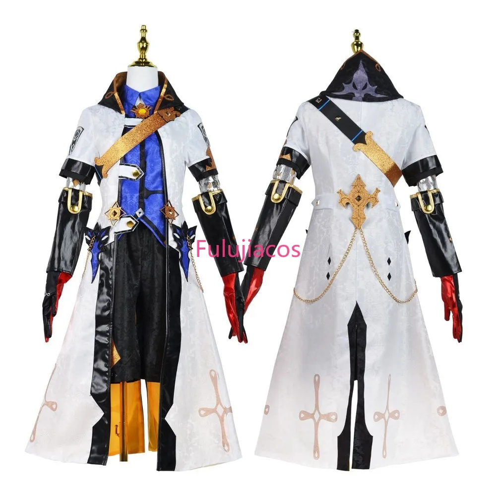 

Fulujiacos Albedo Cosplay Costume Full Set Outfits Halloween Carnival Party