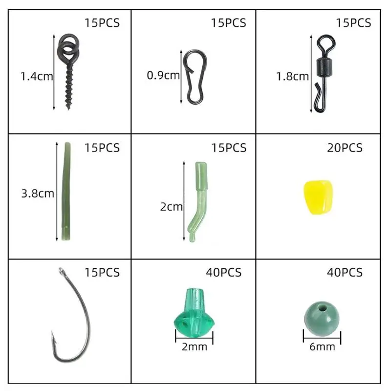 

Набор аксессуаров для рыболовных снастей с крючками и грузилом, набор весовых снастей