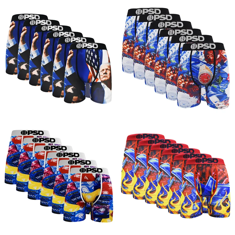 

6pcs Men's Polyester Briefs S-XXL - Soft Moisture-Absorb | Casual/Sports Classic Elastic | Trendy for Daily Wear S-XXL