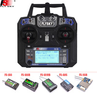 FLYSKY FS-i6 i6 2.4G 6CH AFHDS Transmitter With iA6B X6B A8S R6B iA10B RX2A Receiver Radio Controller for RC Aircraft Model