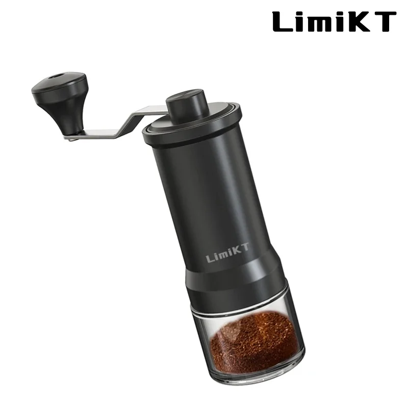 Manual Coffee Grinder CNC Stainless Steel Professional Double Bearing Adjustable Hand Burr Coffee Bean Grinding