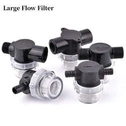 3/8 1/2 Inch Garden Watering Filter Irrigation Large Flow Filter Pipe Connector Aquarium Water Pump Strainer Hose Pagoda Joint