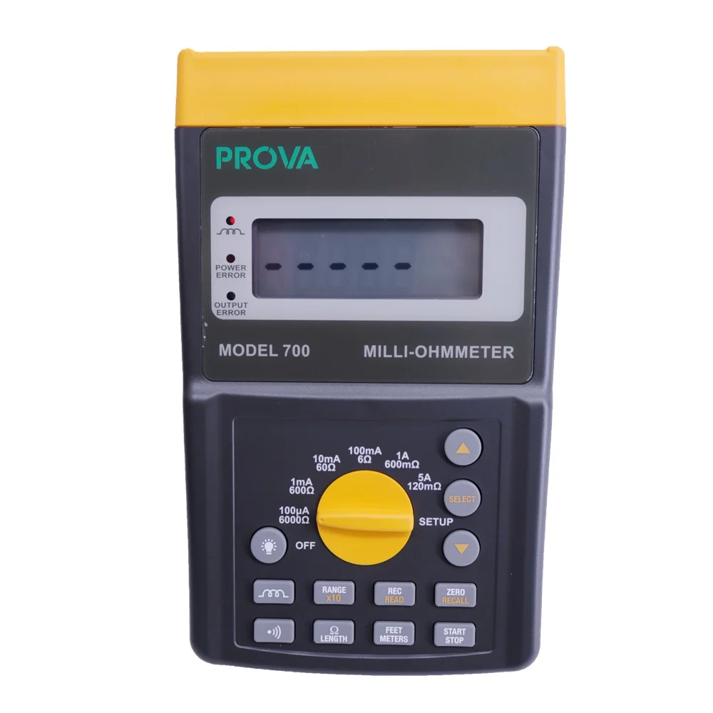 PROVA-700 Digital Milli-Ohmmeter Resistance Meter