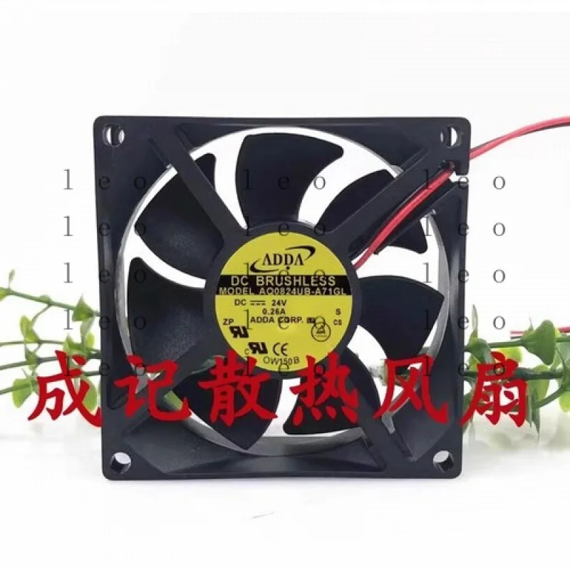 

CC for ADDA AQ0824UB-A71GL 8025 DC24V 0.26A 8CM 2-Wire Waterproof Cooling Fan