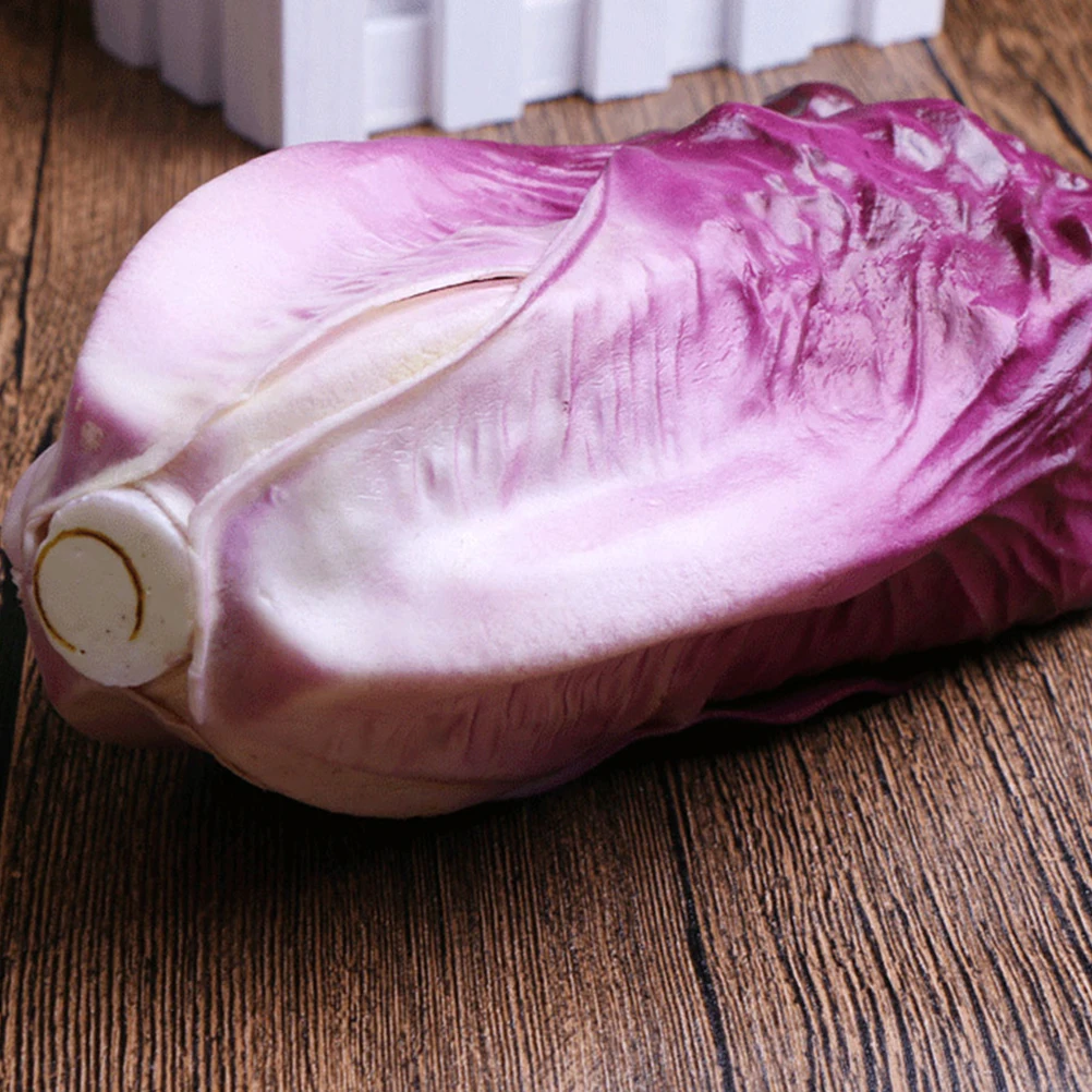 

2 Pcs Simulated Plant Vegetables Artificial Food Plants Decorations Pretend Lettuce Fake Model