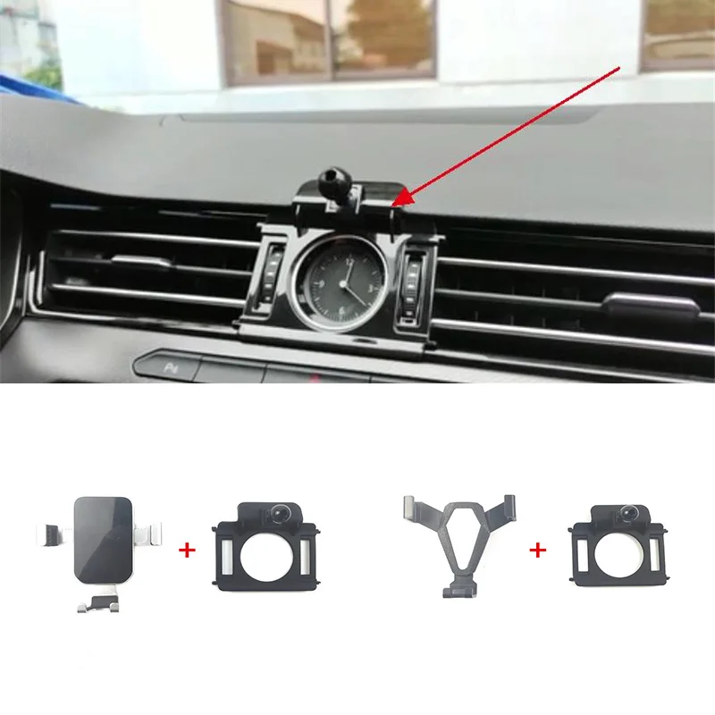 1Lot ABS Plastic For 2017-2021 Volkswagen VW Passat B8 Gravity Linkage Special Car Phone Holder Fixed Bracket Stand Mobile