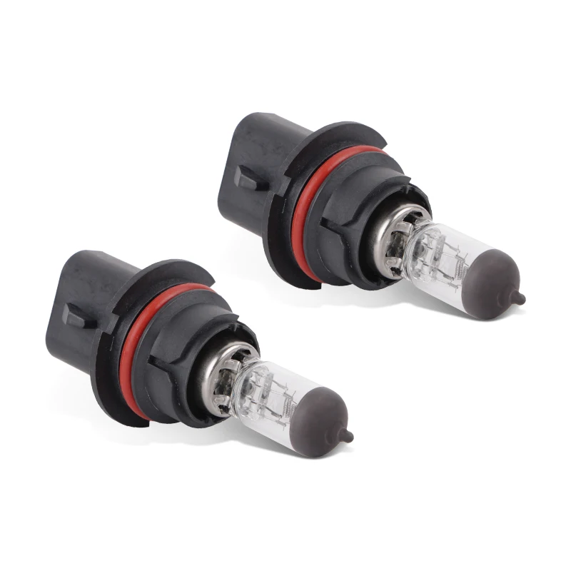 12 فولت 45/65 واط الكوارتز الزجاج هالوجين ضوء الضوء الأصفر 3000 كيلو 9004 مصباح هالوجين عالية منخفضة شعاع تسليط الضوء على مقاوم للماء سيارة العلوي لمبة #4