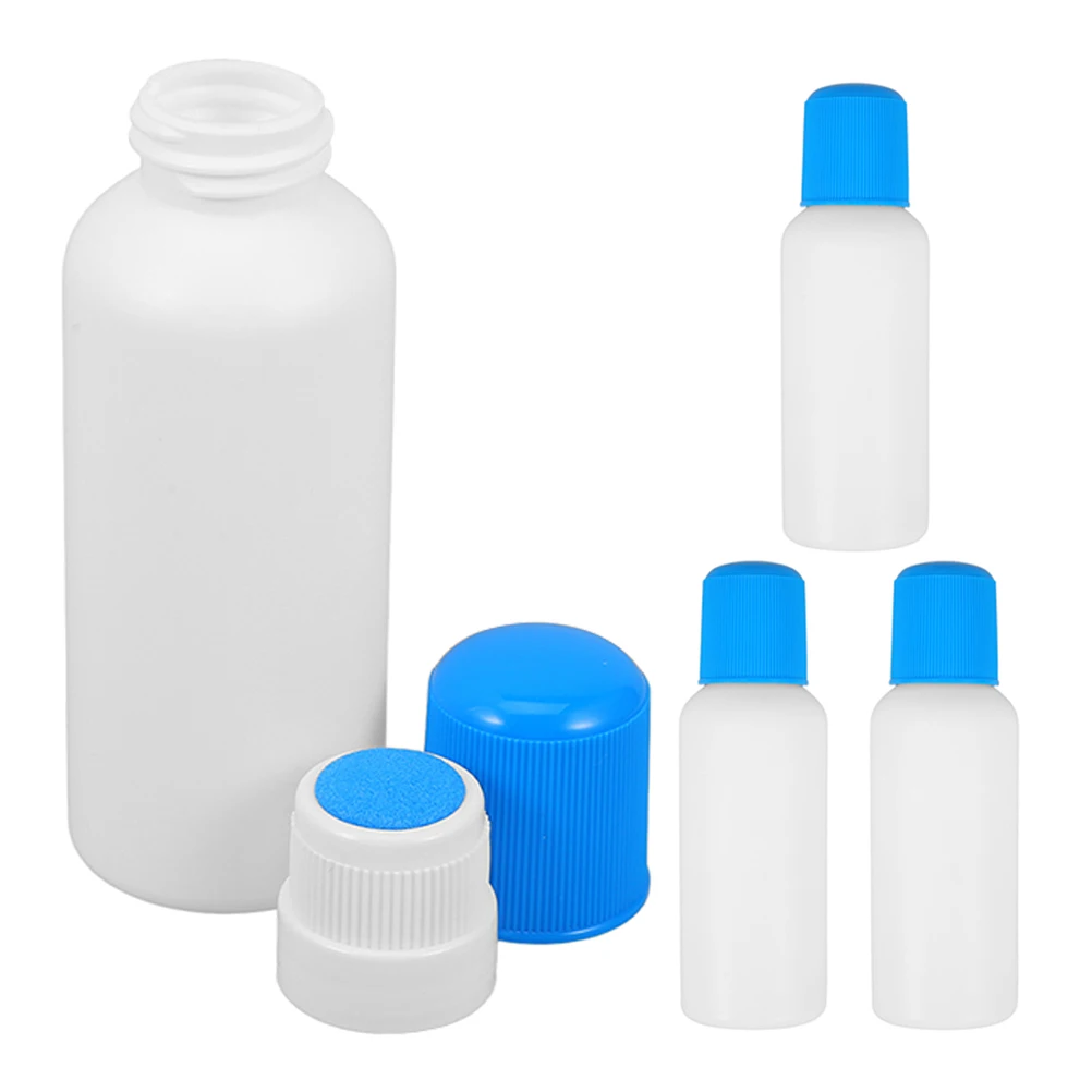 

4 Pcs Liniment Bottle Empty Dauber Bottles Foam Tip Craft Bingo Plastic