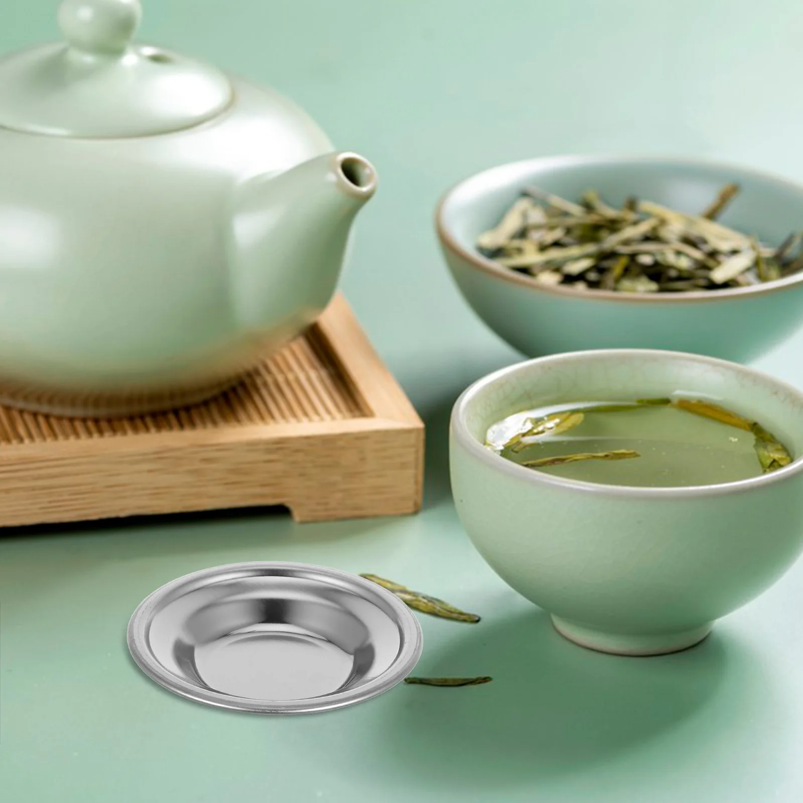 

1pc Tea Bag Dish Stainless Steel Space Saving No Drip Holder For Household Tea Room Organizer Metal Tray Accessories Kitchen