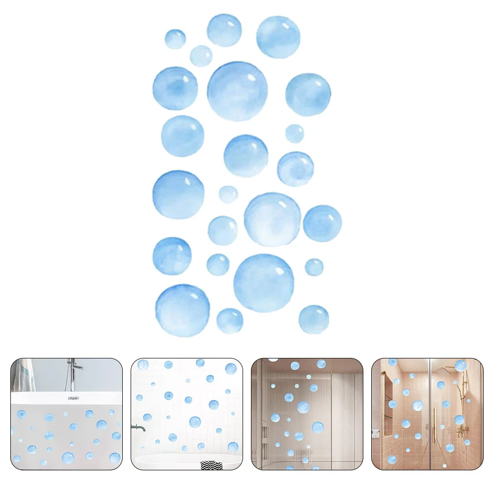 

Applique Baby Vintage Home Decor Bubble Party Decorations Pvc Self-adhesive Wall Stickers