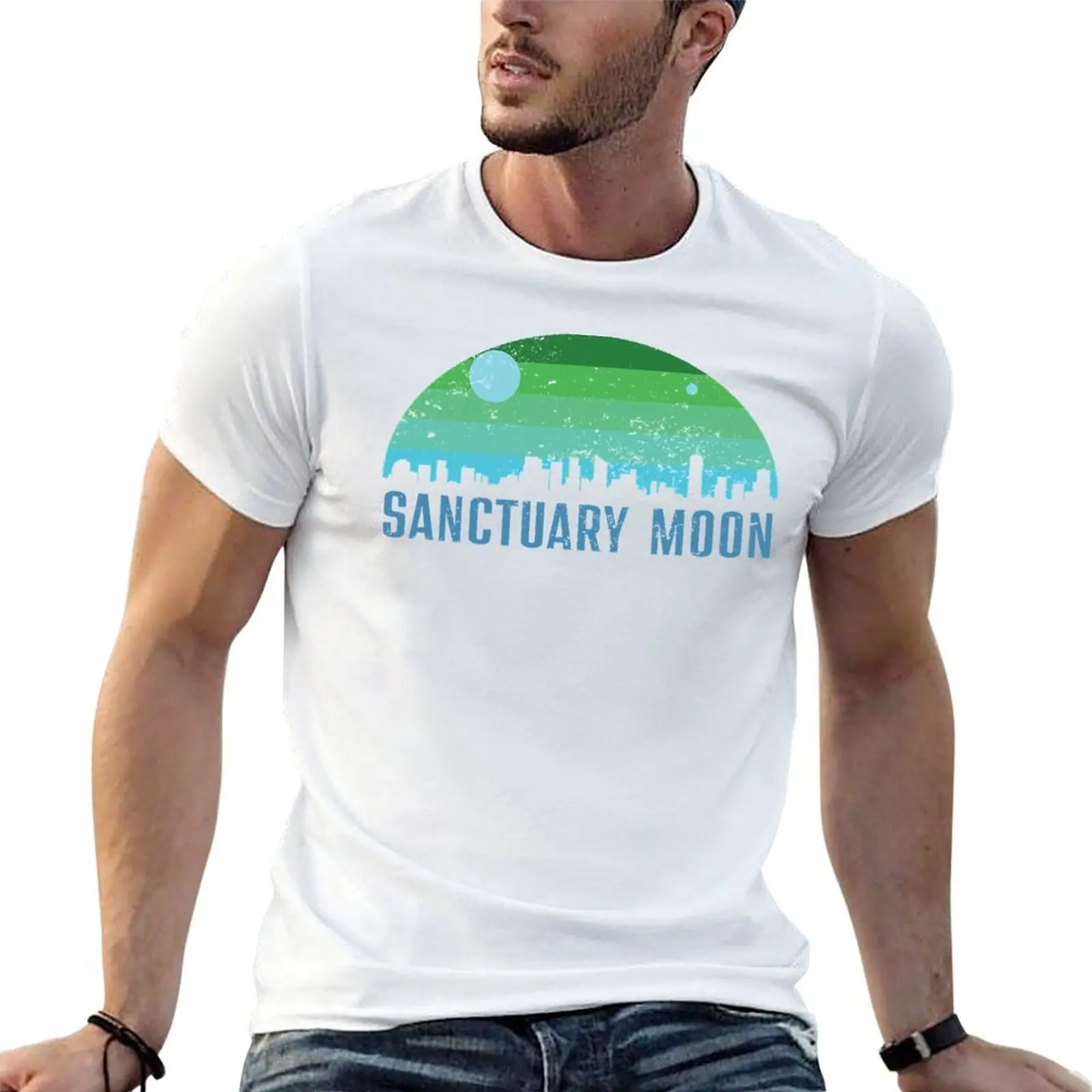 

Футболка Lune Du Sanctuaire, футболка с аниме, забавные футболки, хлопковая футболка