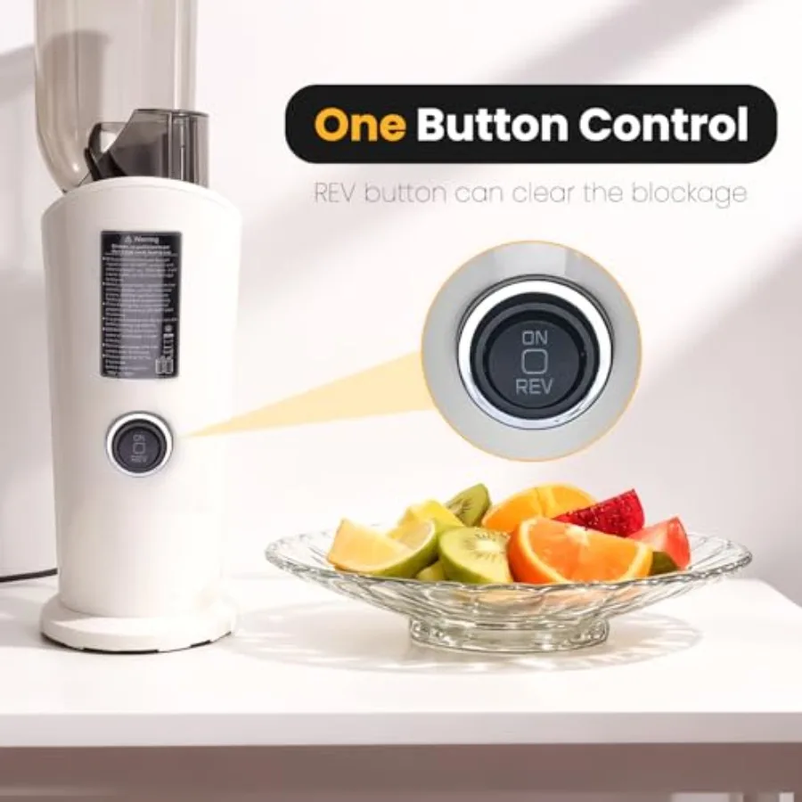 عصارة الضغط البارد 3.1 بوصة آلات العصير 150 واط مضغ عصارة بطيئة لعصير الخضار الطازجة والفواكه عصير عالي الإنتاجية Ex