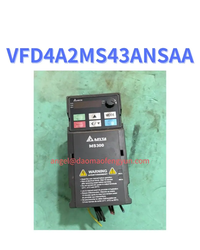 

VFD4A2MS43ANSAA Used inverter 1.5kW 380V operating function OK