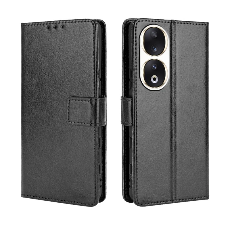 For чехол Honor 90 Case Leather Capa Phone Cover For Honor 90 Pro 6.78