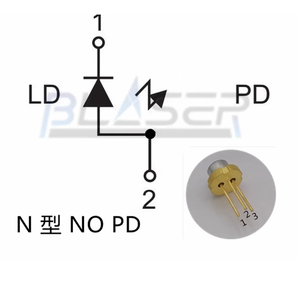 808nm 200mw 300mw 500mw Near-infrared Laser Diode with a diameter of 5.6mm N-type