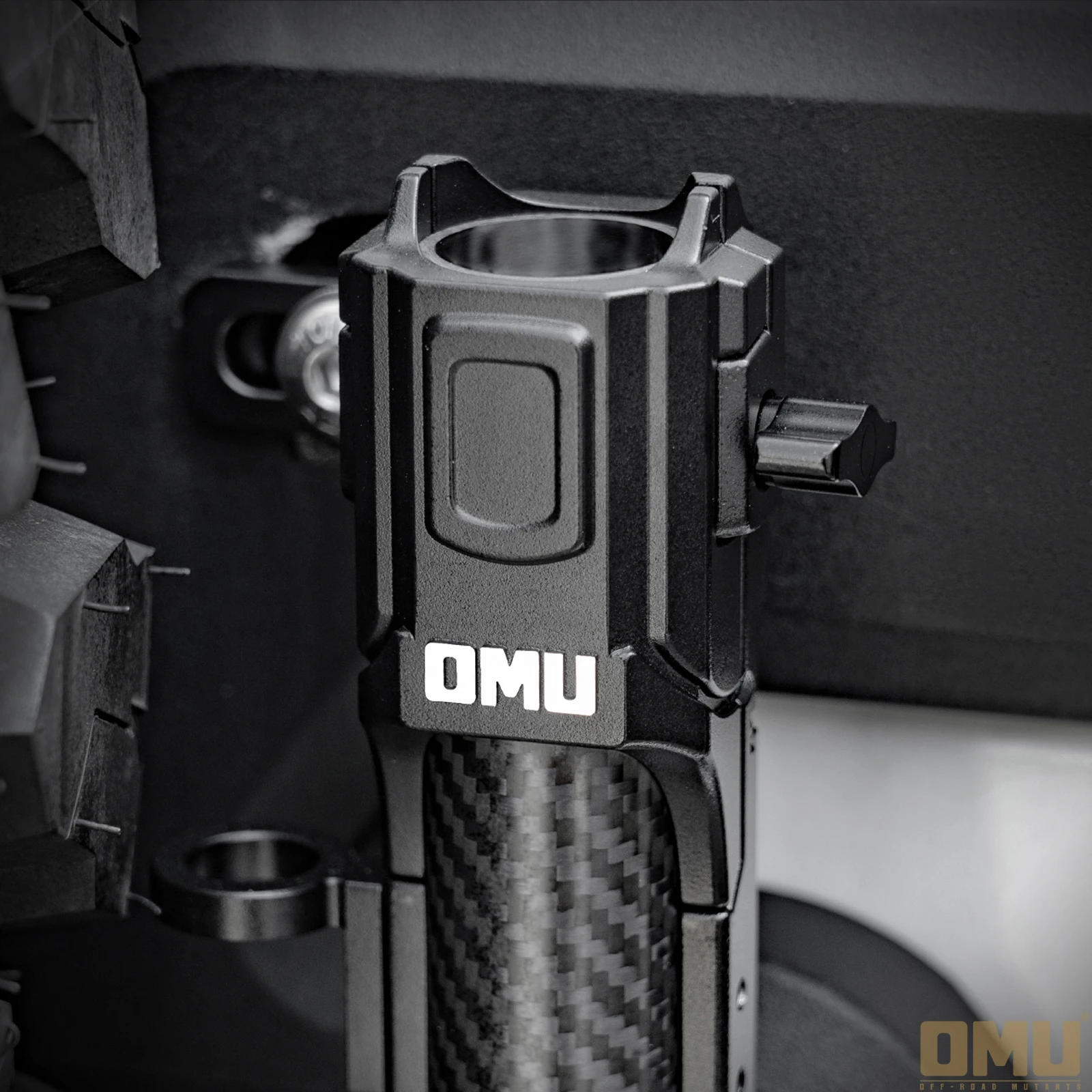 OMU 4x4 Aluminum Tailgate Hinge Flagpole Holder Mounting Bracket Flag Pole Mount For Jeep Wrangler JK JL Off Road Accessories