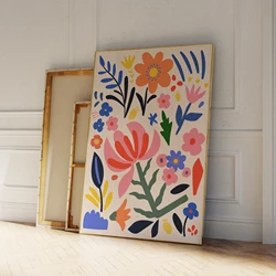 Modern Minimalistic Bouquet Of Flowers Wall Art Prints Canvas Painting Poster Picture For Living Room Girls Bedroom Home Decor