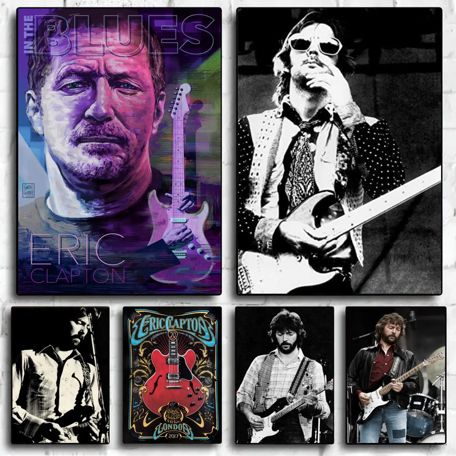 

Eric Clapton Band Decoration Art Poster Wall Art Personalized Gift Modern Family bedroom Decor Canvas Posters