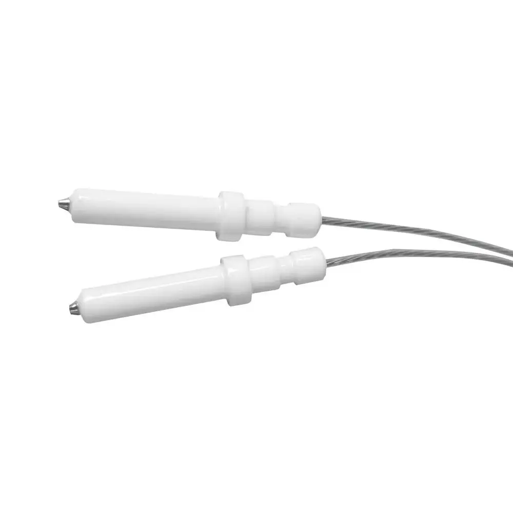 1/2/4Pcs Durable 40mm Gas Cooker Ignitor 45cm Length Ceramic Pin Electrode Spark Plug Ignition Wire Stove Part