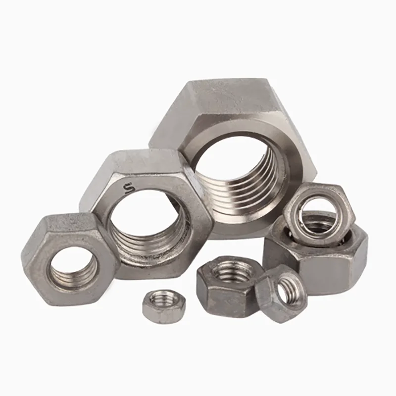 GR2 Pure Titanium Hex Nuts M1 M1.4 M1.6 M2 M2.5 M3 M4 M5 M6 M8 M10 M12 M14 M16 M18 M20 M22 M24 M27 M30