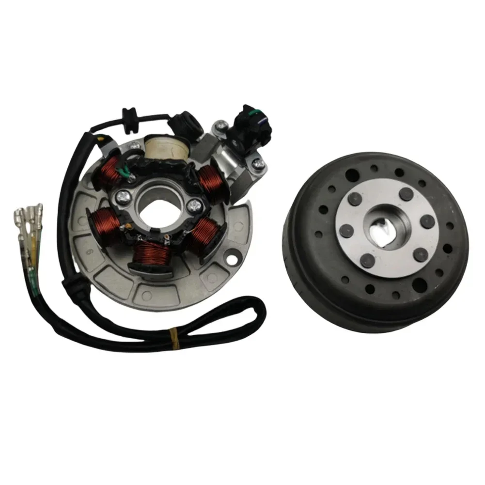 For Magneto Stator Coil Flywheel Kit for LF140 For Lifan 140/140cc 1P55FMJ Horizontal Kick Start Engine Replacement Part