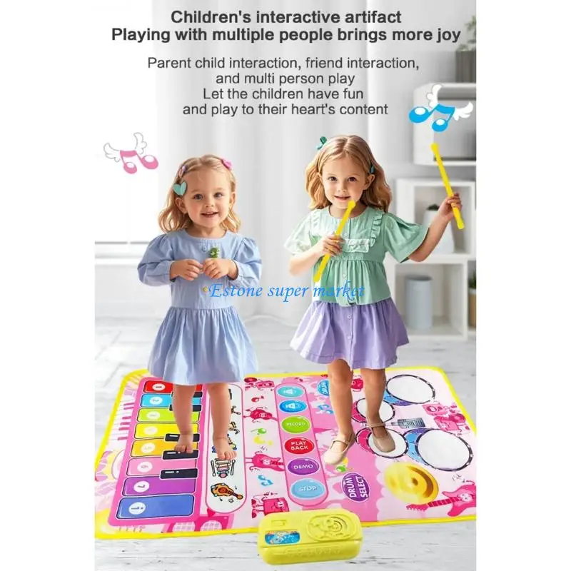 

090B Floor Piano Game Mat For Kids Encouraging Creativity And Physical Activity
